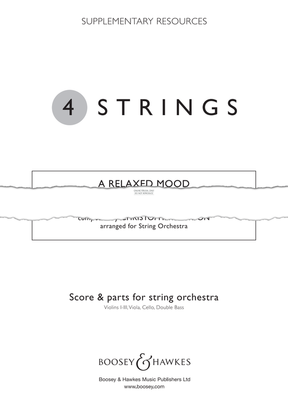 Produktgalerie: Seite 1 von 1 A Relaxed Mood, Christopher Norton, Streichinstrumente