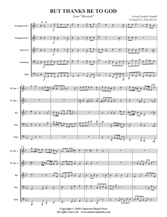 Produktbild zu: But Thanks Be To God Georg Friedrich Händel