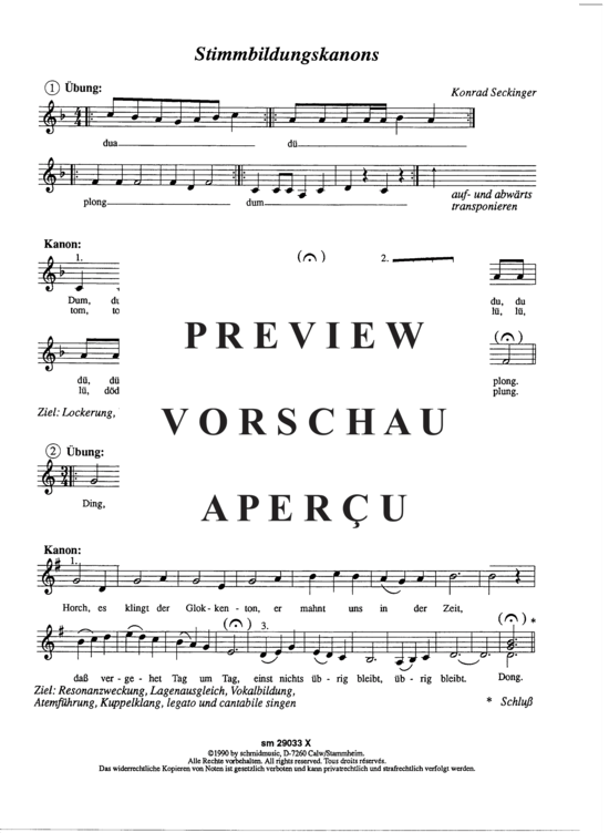 Product gallery: Page 3 of 9 Stimmbildungskanons für Chöre, , 