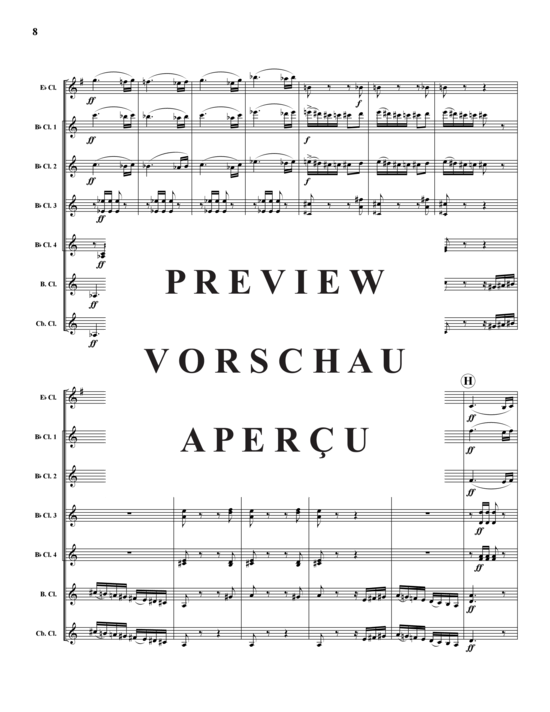 Product gallery: Page 9 of 21 Gypsy Baron Overture , , (clarinet choir)