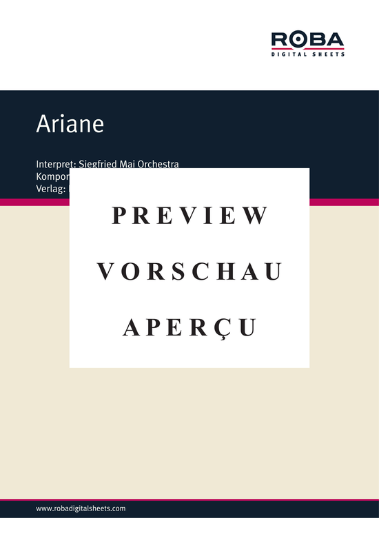 Product gallery: Page 2 of 3 Ariane , Mai, Siegfried, Piano Solo