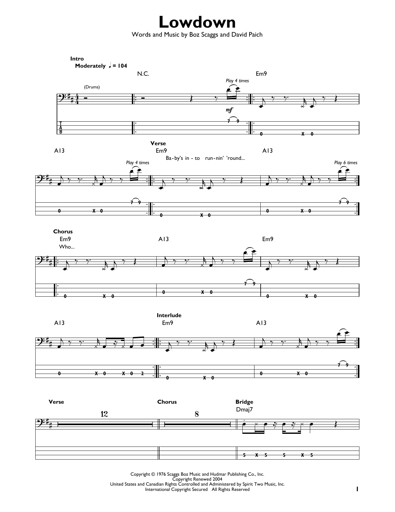 Produktgalerie: Seite 1 von 1 Lowdown, Various, E-Bass, Gitarre