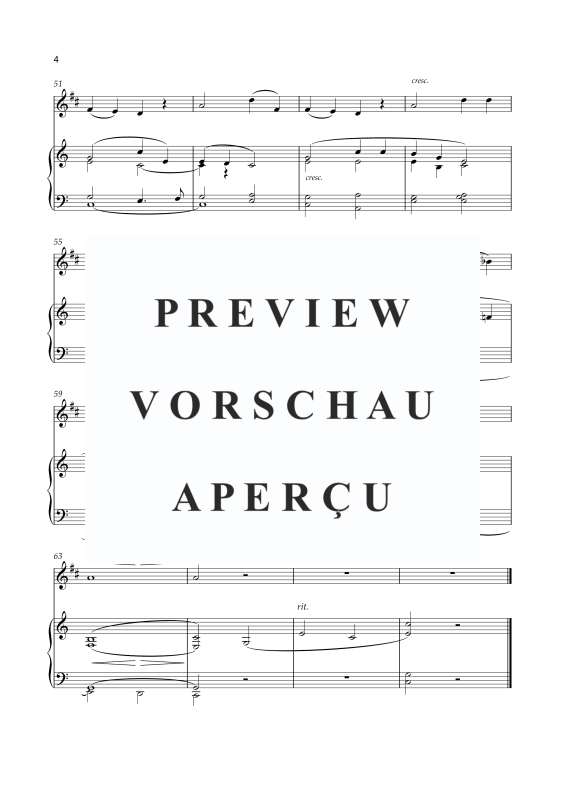 gallery: Ave Maria, , Trompete in B und Orgel