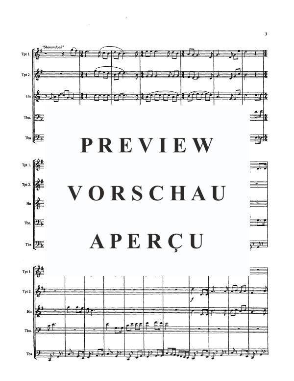 Produktgalerie: Seite 5 von 11 Wofford Sesquicentennial Suite, , Blechbläserquintett