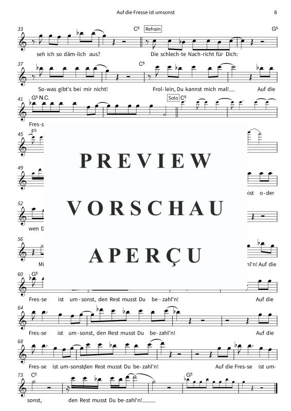 Produktgalerie: Seite 10 von 11 Ohrenfeindt: Roh und Ungefiltert, Ohrenfeindt, (Gesang & Akkorde - Leadsheet)