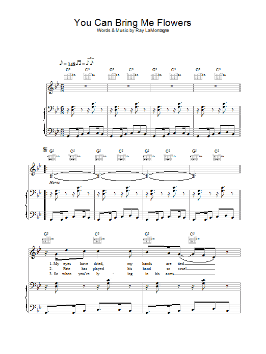 Produktgalerie: Seite 1 von 1 You Can Bring Me Flowers, Ray LaMontagne, Gesang, Gitarre, Klavier