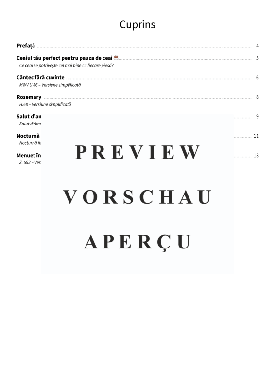 Produktgalerie: Seite 5 von 11 Pauza de ceai la pian - Piese reconfortante u?or de interpretat, , Klavier Solo