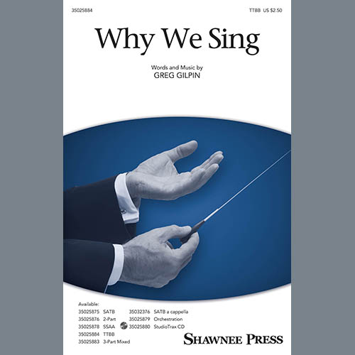cover: Why We Sing, Greg Gilpin