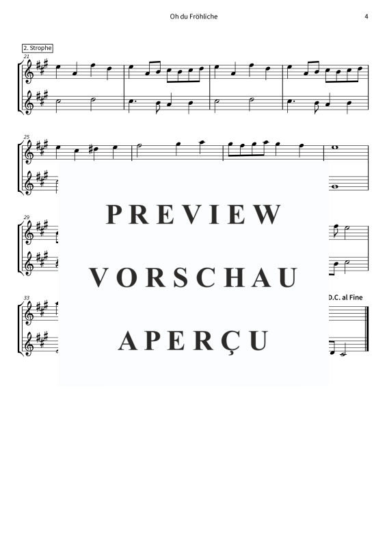 Product gallery: Page 6 of 8 Oh du Fröhliche - aus dem Album Barock und Jazz zum Fest, , (Duet 2x alto saxophone)