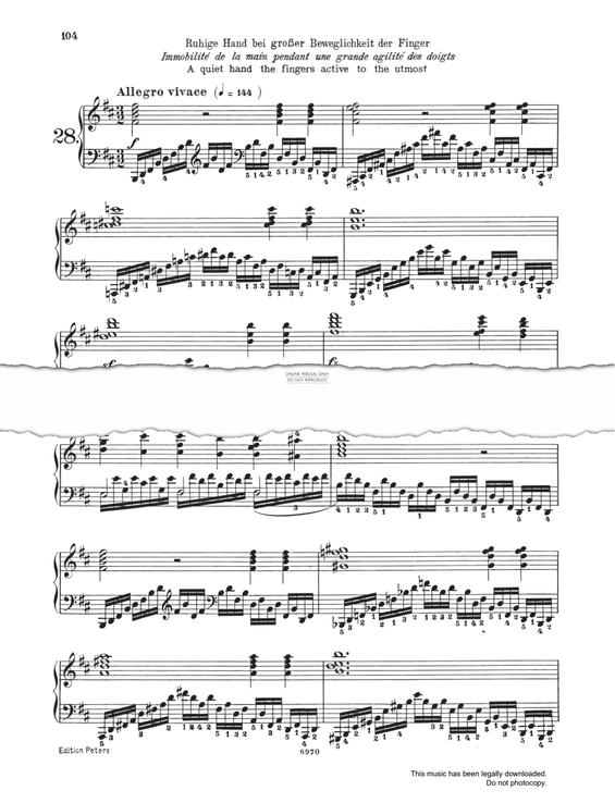 Produktbild zu: Allegro Vivace Study (Op. 740, No.28)