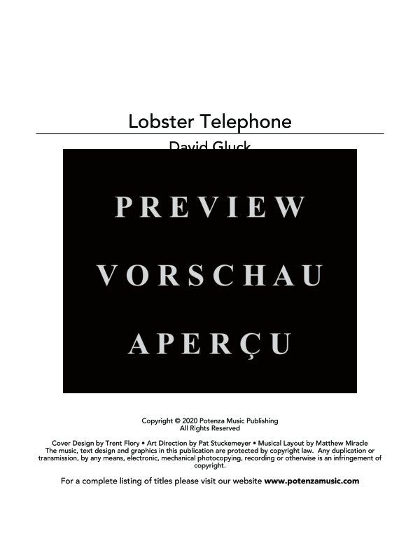 Product gallery: Page 3 of 11 Lobster Telephone, , (Trombone quartet)
