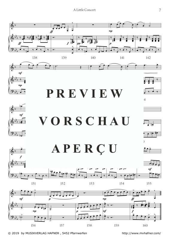 Product gallery: Page 10 of 11 A Little Concert, , (clarinet in Bb and piano)