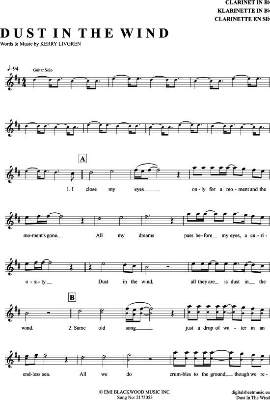 Product picture to: Dust In The Wind Kansas