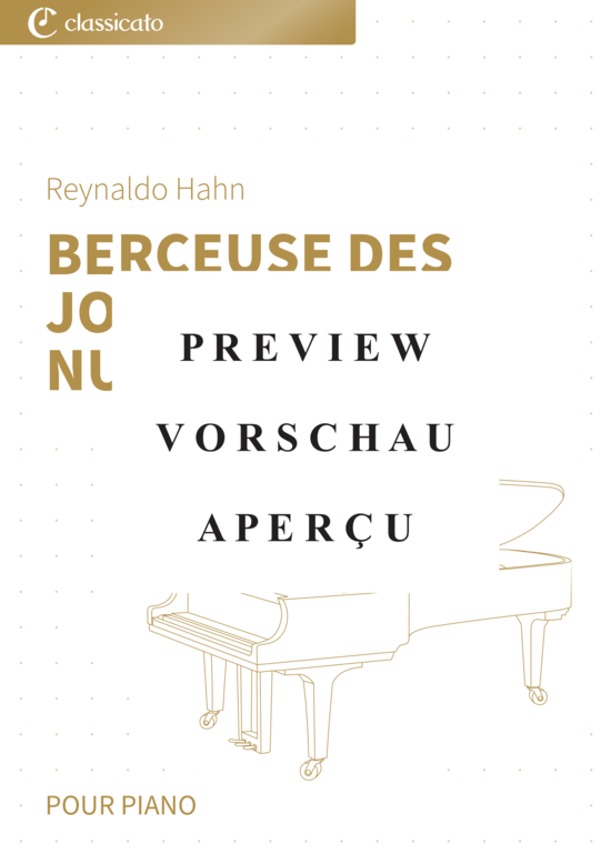 Produktgalerie: Seite 2 von 5 Berceuse des jours sans nuages , , Klavier Solo