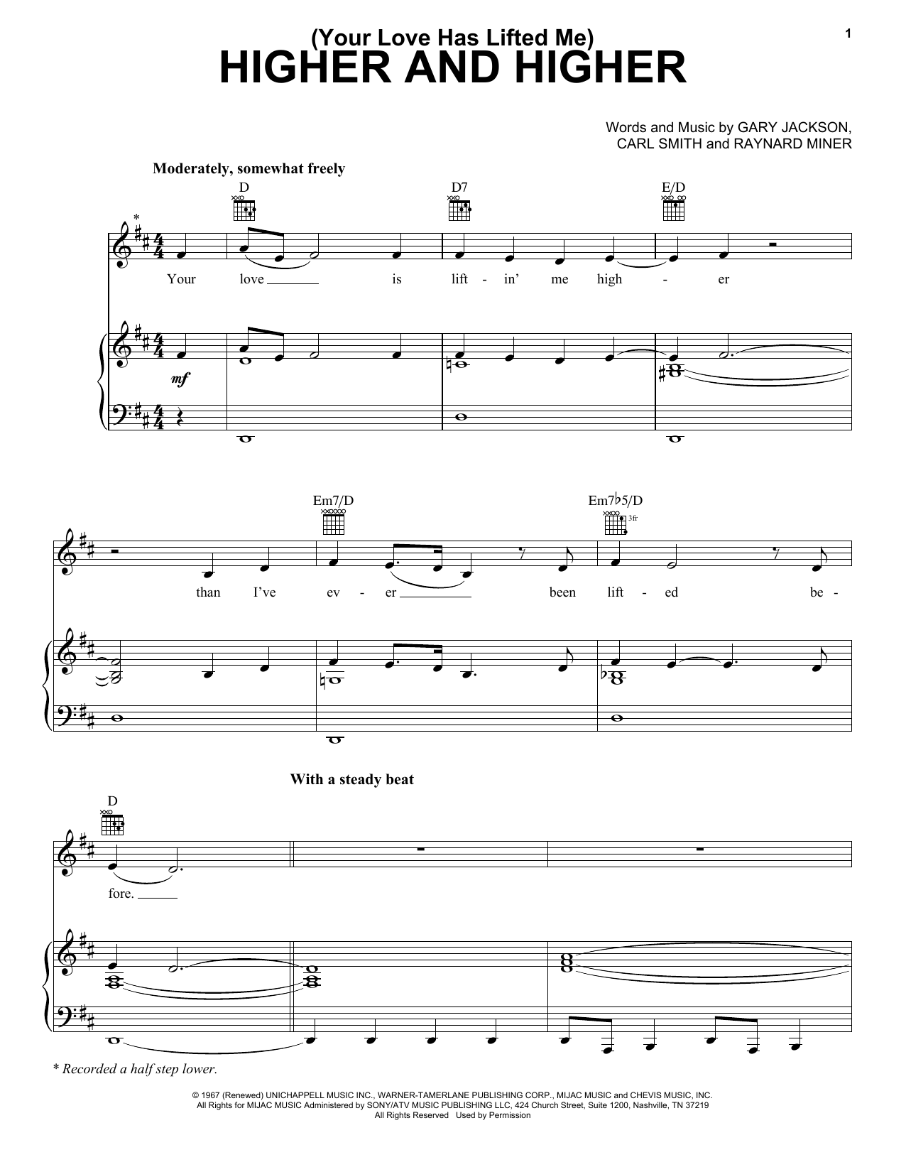 Produktbild zu: (Your Love Has Lifted Me) Higher And Higher