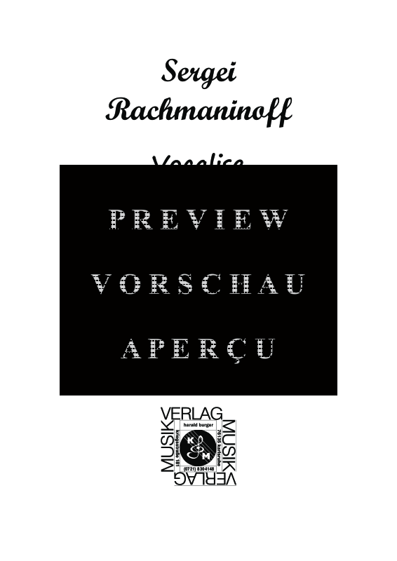 gallery: Vocalise Opus 34 Nr. 14, , Trio für 2Gitarren & Violoncello