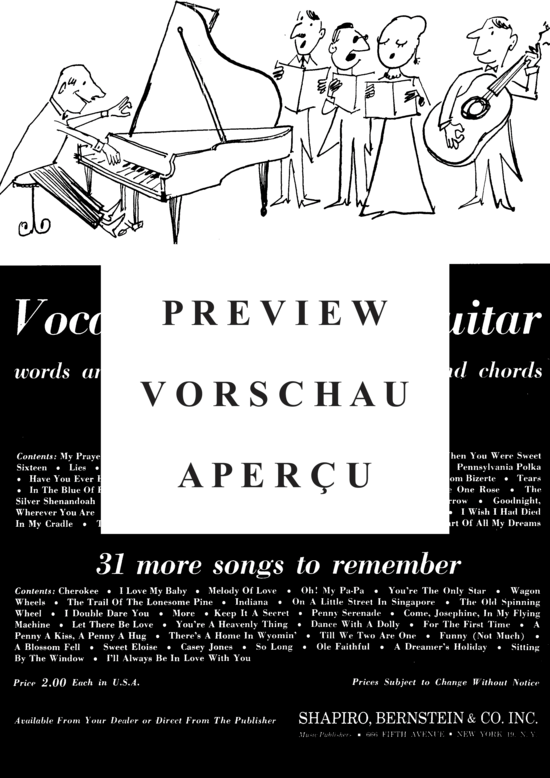 Produktgalerie: Seite 8 von 8 Yes we have no Bananas , Goodmann, Benny, Klavier und Gesang