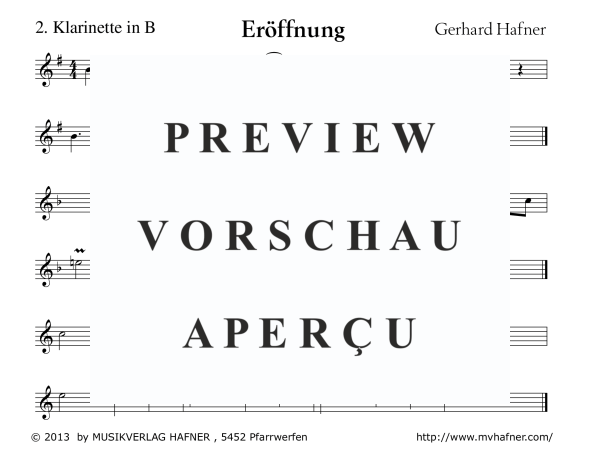 Product gallery: Page 10 of 11 Eröffnung - Präsentierstück - Anhang, , (large wind orchestra)