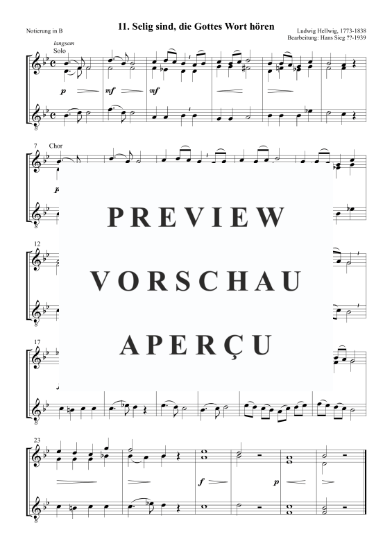 Product gallery: Page 3 of 3 Selig sind, die Gottes Wort hören, , Trombone Choir