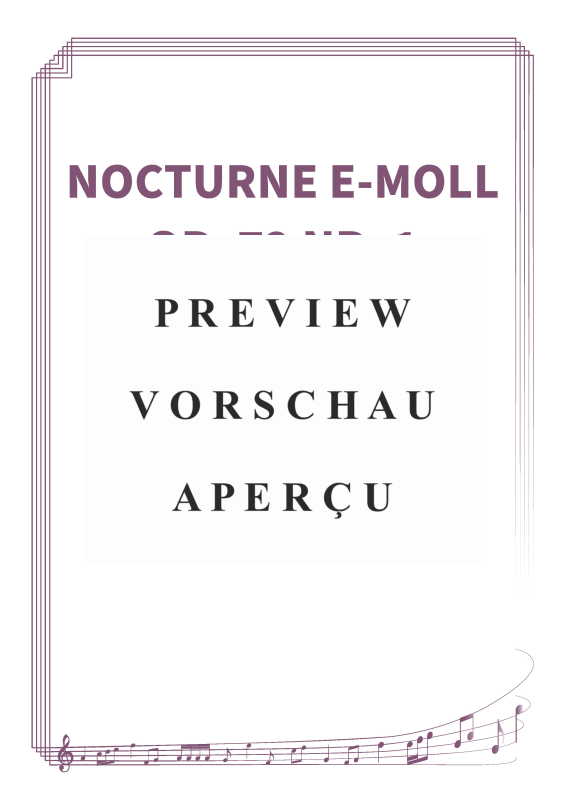 Product gallery: Page 2 of 11 Nocturne E-Moll, op. 72 Nr. 1, , String Orchestra