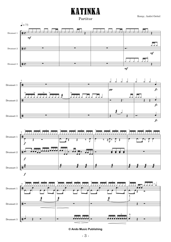 Produktgalerie: Seite 1 von 11 Katinka, , Drumset Trio