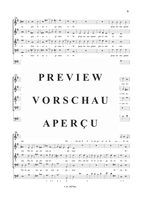 gallery: Missa á 4 alla brevis, , (Gemischter Chor + BC)
