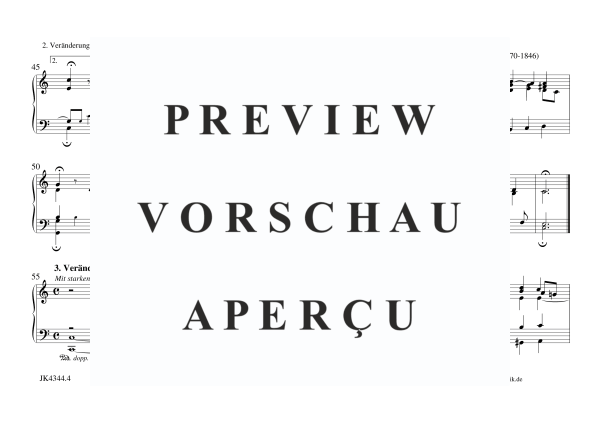 Produktgalerie: Seite 5 von 8 Valet will ich dir geben Op,77 Nr.5, , Orgel Solo