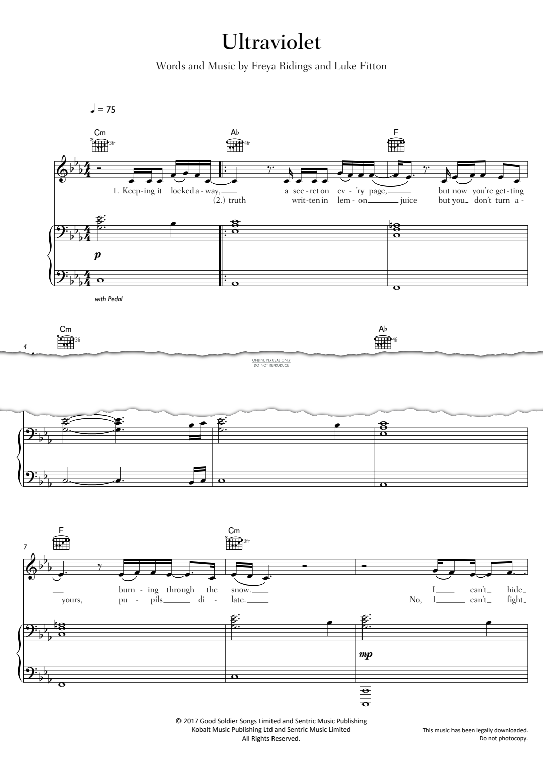 gallery: Ultraviolet, Freya Ridings