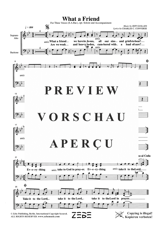 Produktgalerie: Seite 1 von 7 What A Friend, , Gemischter Chor SAB