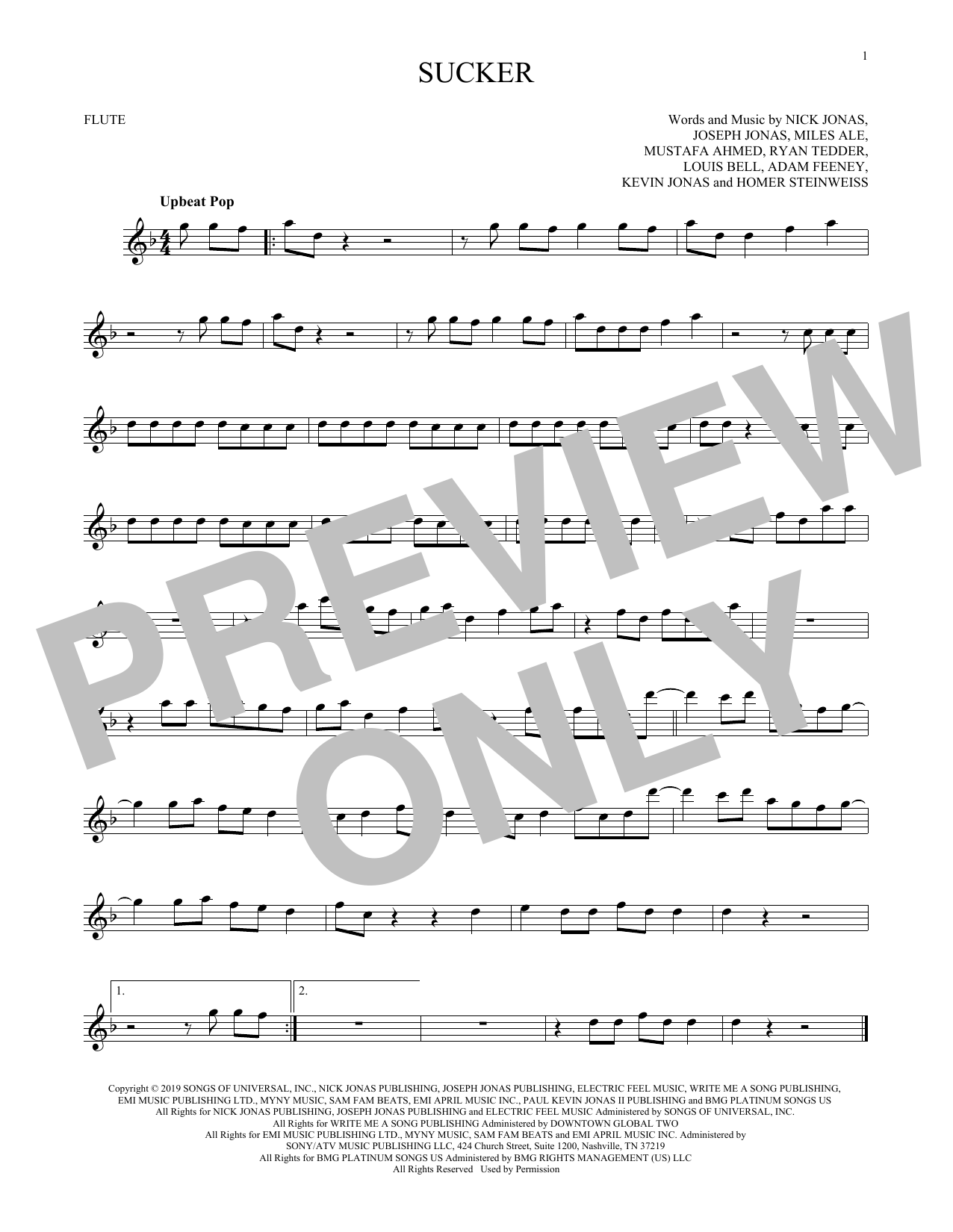 Product gallery: Page 1 of 1 Sucker, Jonas Brothers