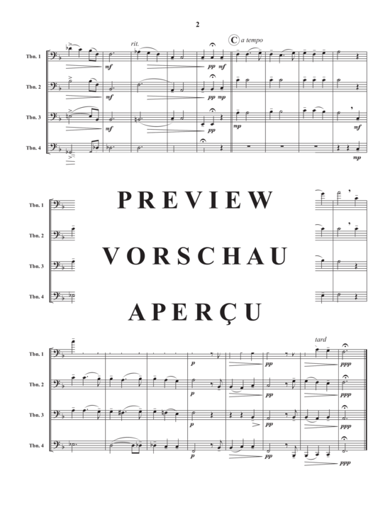 Product gallery: Page 4 of 8 Impromptu , , (Trombone quartet)