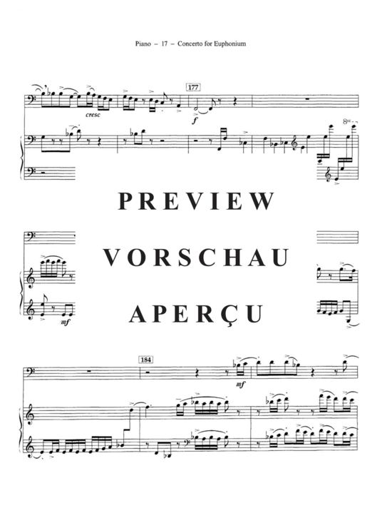 Product gallery: Page 19 of 21 Concerto for Euphonium , , (euphonium + piano)