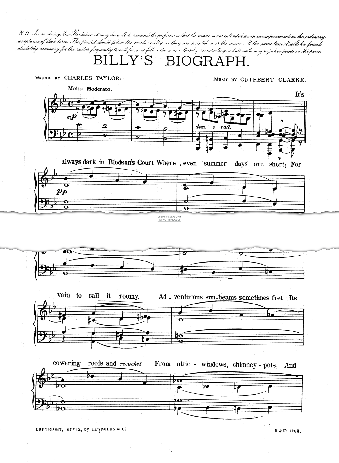 Produktbild zu: Billy's Biograph