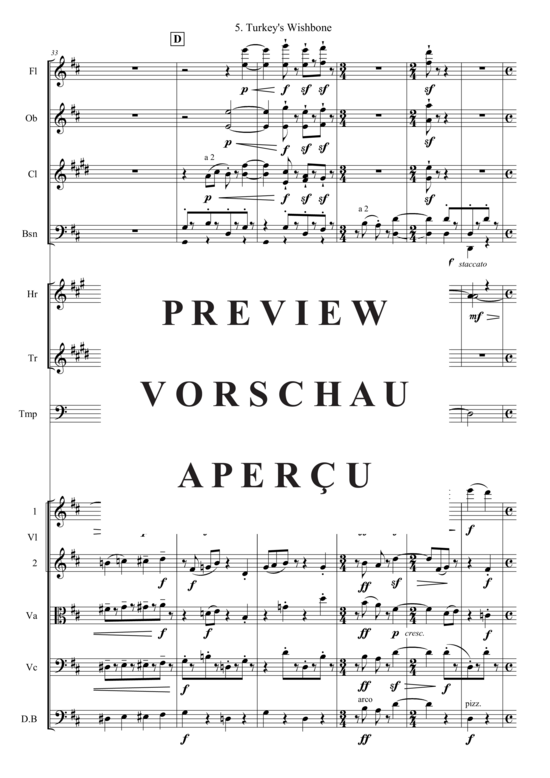 gallery: Turkey´s Wishbone (Kammer Orchester) , , (Bläser, Streicher + Pauken)