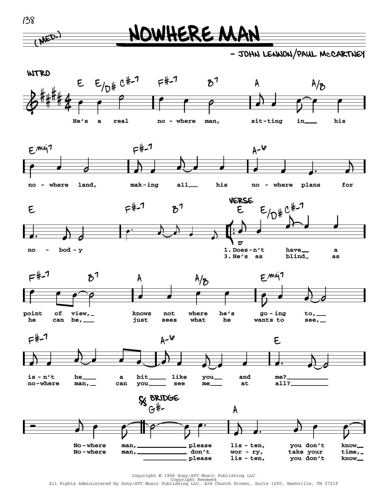 Product gallery: Page 1 of 1 Nowhere Man [Jazz version], The Beatles