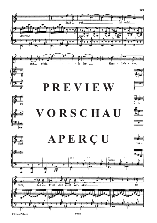 Product gallery: Page 5 of 6 Kriegers Ahnung, D.957-2 (Schwanengesang), , High Voice and Piano