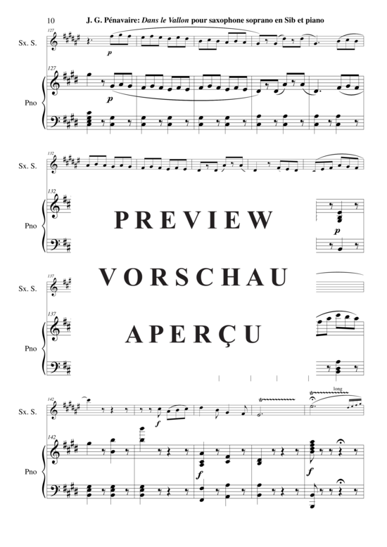 Product gallery: Page 11 of 19 Dans Le Vallon , , (soprano saxophone + piano)