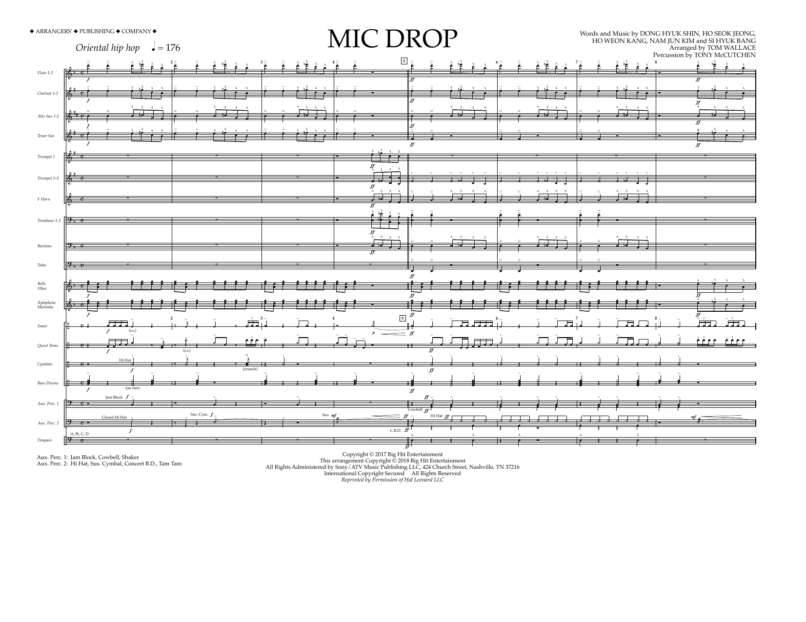Product picture to: Mic Drop - Full Score