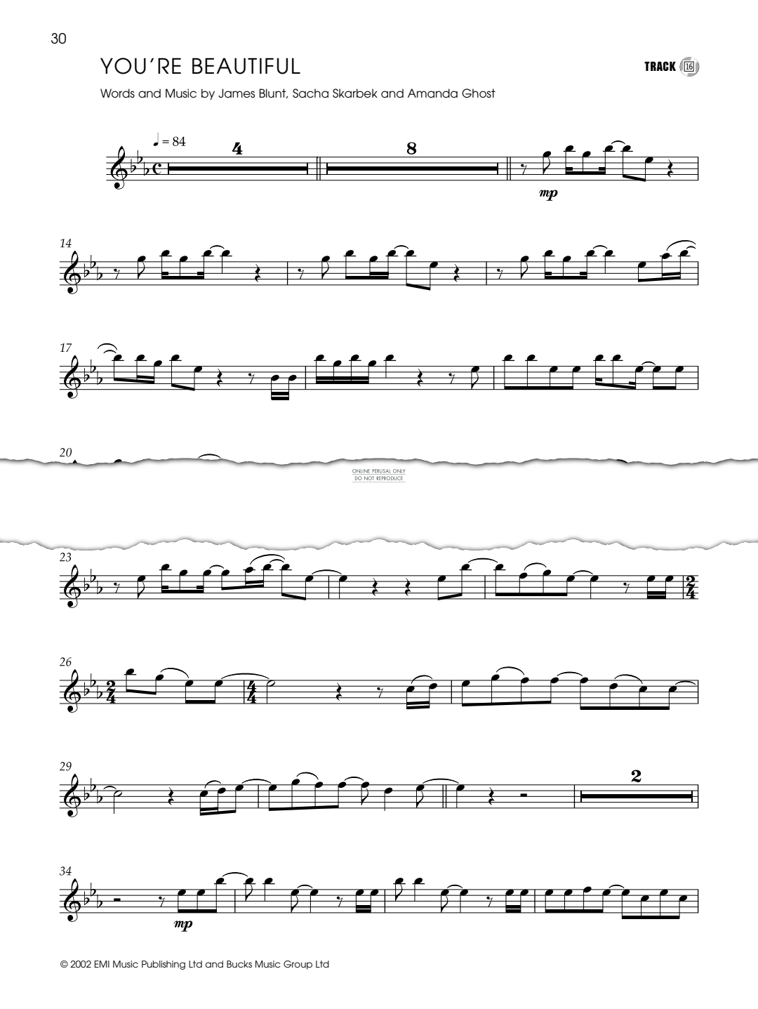 Product gallery: Page 1 of 1 You're Beautiful, James Blunt