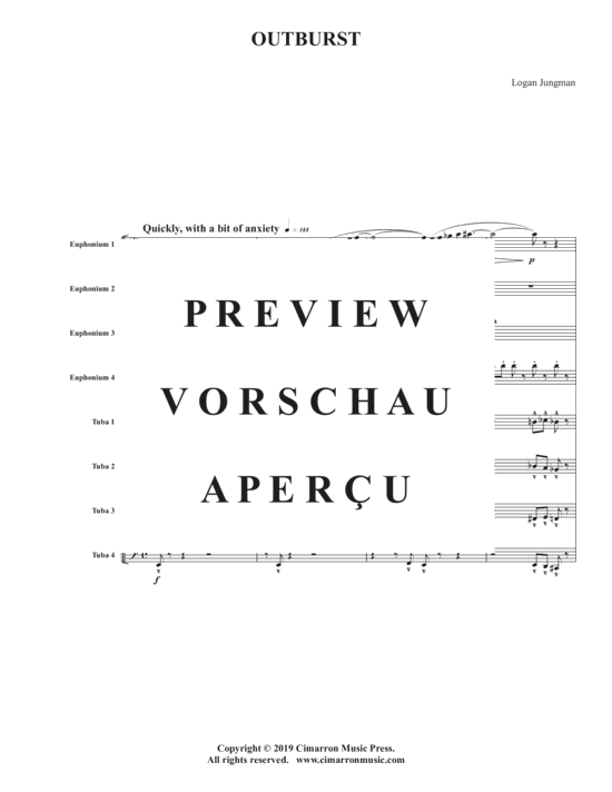 Product gallery: Page 3 of 21 Outburst , , (Tuba Ensemble EEEETTTT)