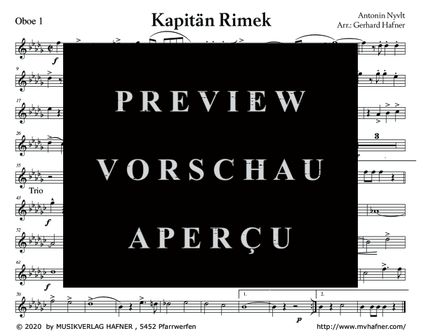 Product gallery: Page 10 of 11 Kapitän Rimek - Marsch, , (large wind orchestra)