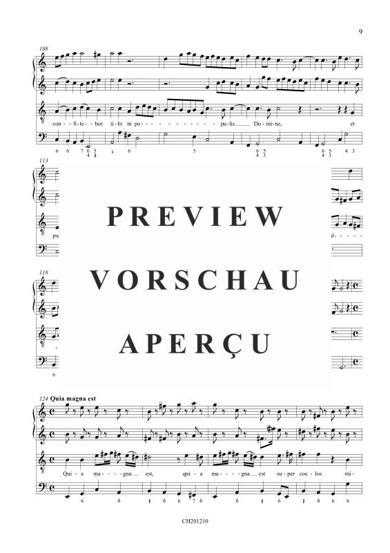 Produktgalerie: Seite 10 von 11 Paratum cor meum, , Gemischtes Ensemble T, 2 Violinen und BC