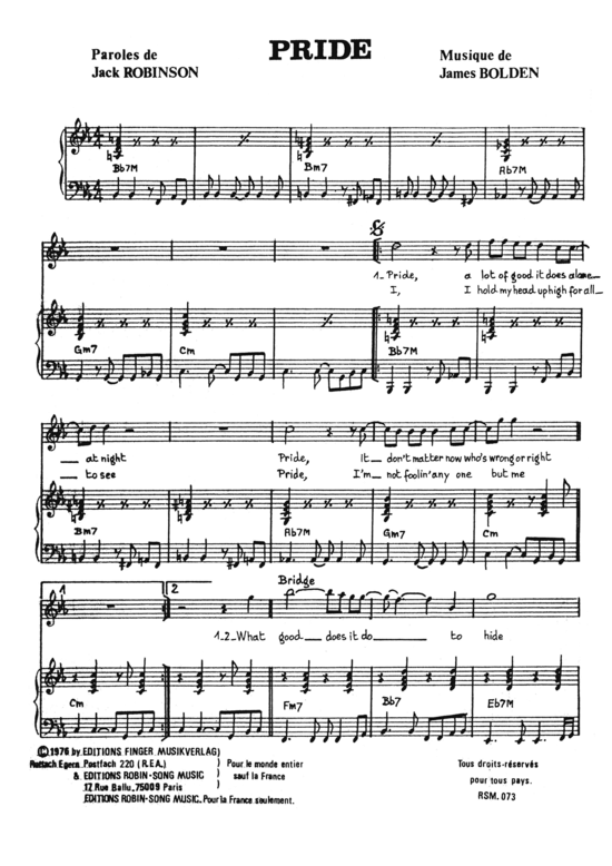 Produktbild zu: Pride 1976