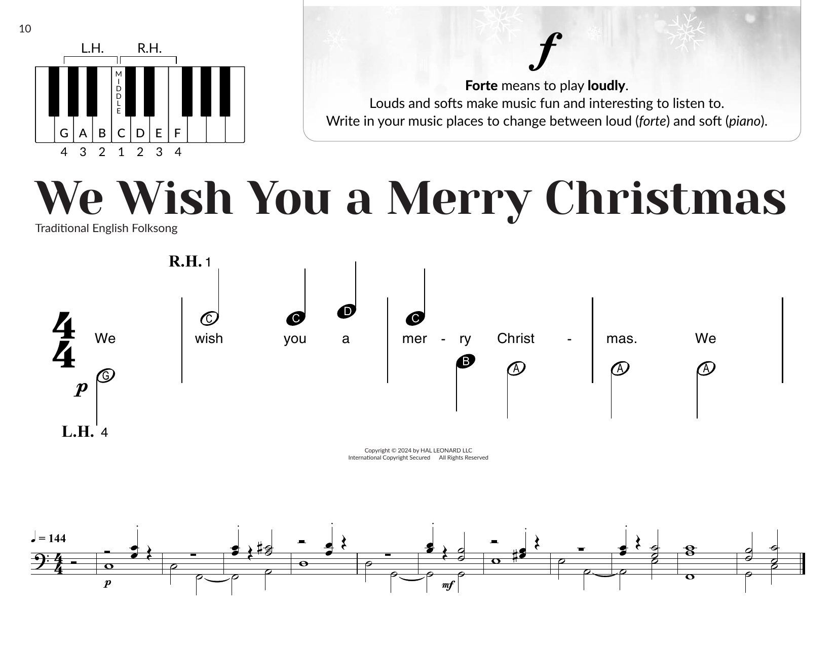 Product picture to: We Wish You A Merry Christmas (arr. Brittany McCorriston)