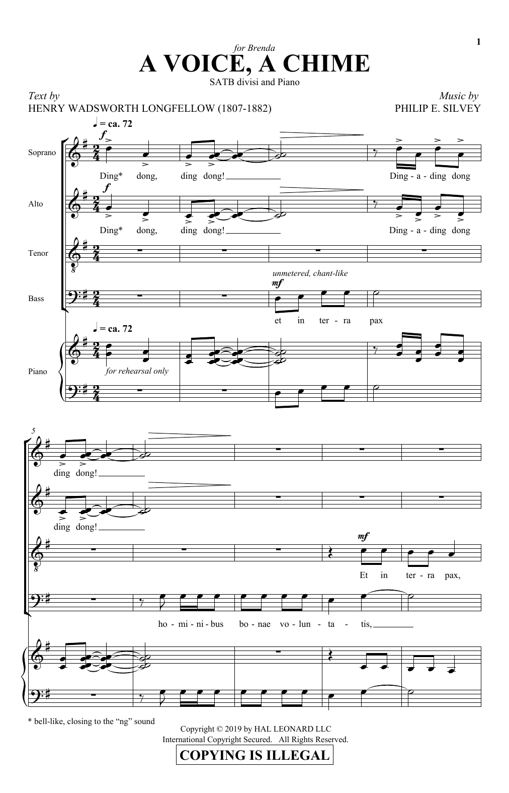 Produktbild zu: A Voice, A Chime