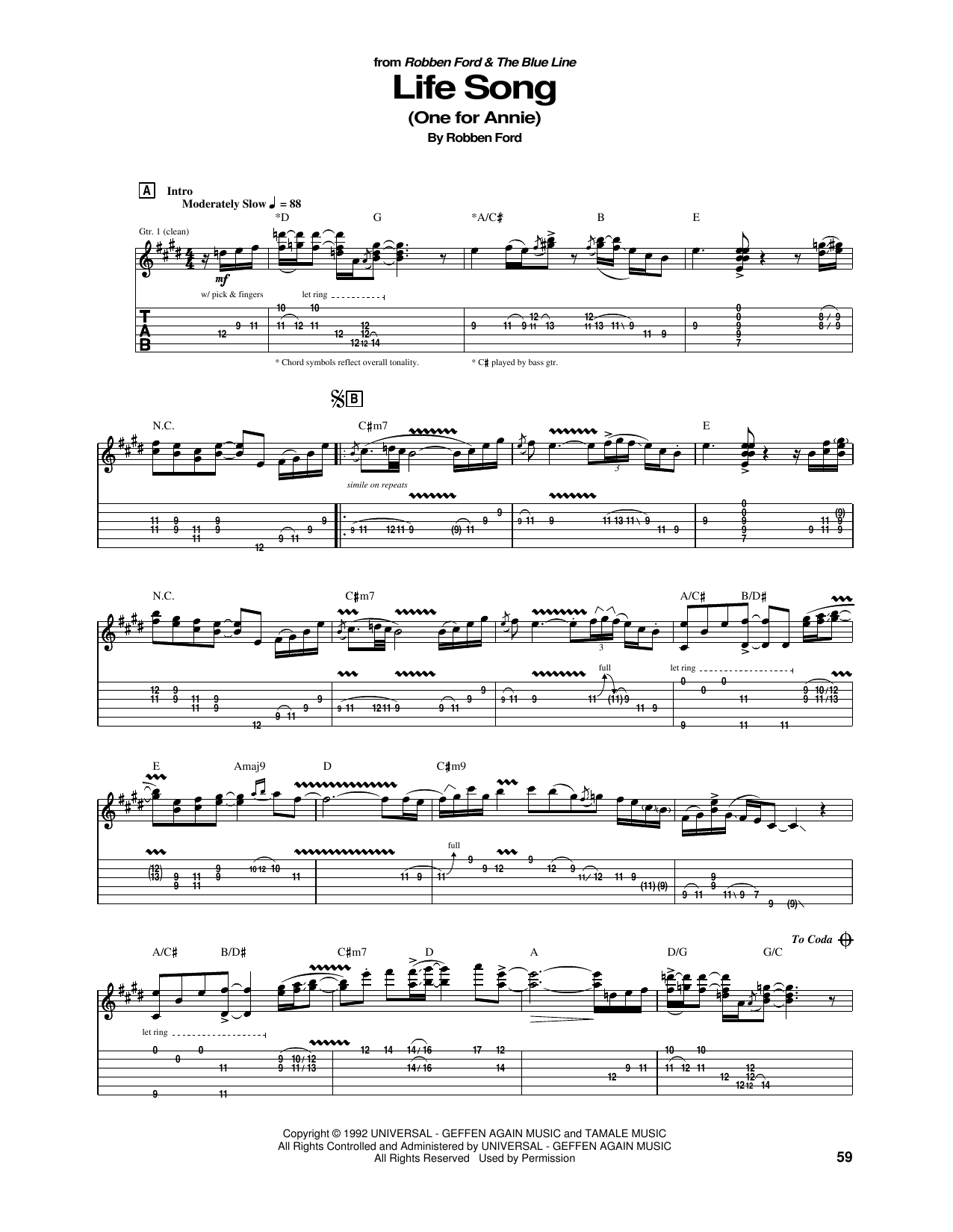 Product picture to: Life Song (One For Annie)