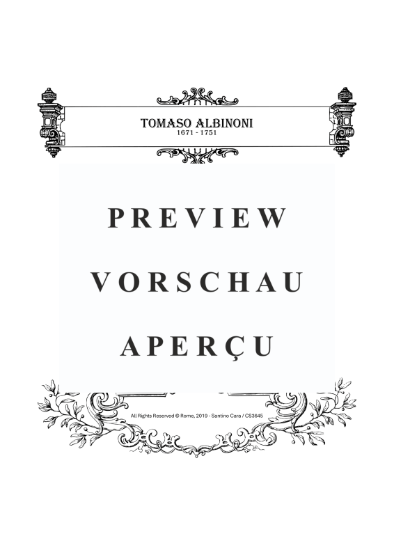 Product gallery: Page 2 of 11 Concerto in F-Moll Op.9, , Oboe D'Amore Solo, String Ensemble, and Harpsichord (Bc)