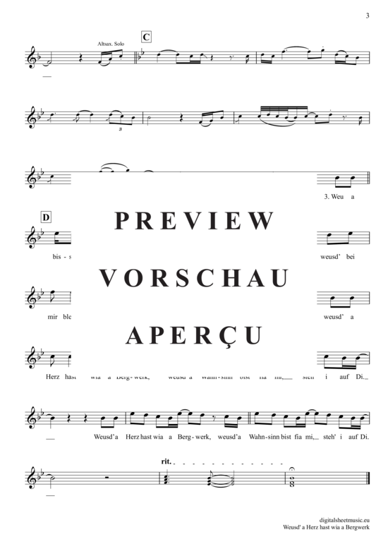 Produktgalerie: Seite 4 von 4 WeusD´ A Herz Hast Wia Bergwerk , Fendrich, Rainhard, (Oboe)