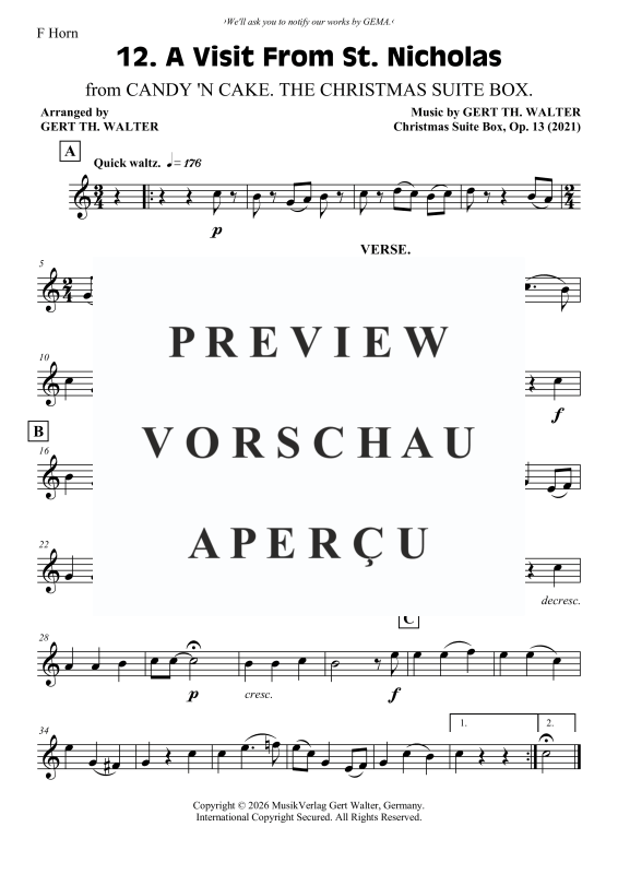Produktgalerie: Seite 6 von 9 A Visit From St. Nicholas, , Blechbläser Trio