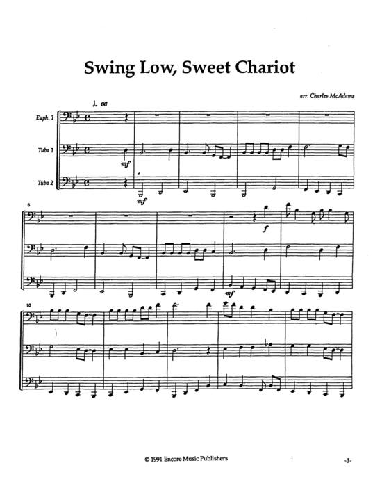 Produktbild zu: Swing Low, Sweet Chariot Charles Mcadams